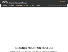 Tablet Screenshot of messner-mountain-museum.it
